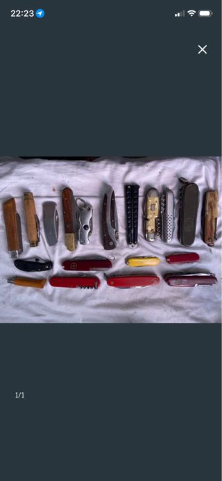 Lote de navajas multiusos