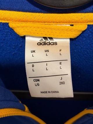 Chaqueta Adidas NBA Golden State Warriors Talla L