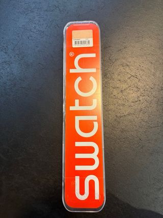 Orologio Swatch Chrono Grigio Arancio