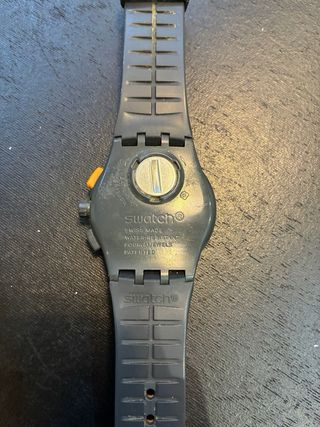 Orologio Swatch Chrono Grigio Arancio