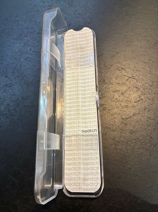 Orologio Swatch Chrono Grigio Arancio