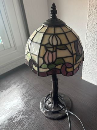 Lámpara Tiffany Cristal y Metal