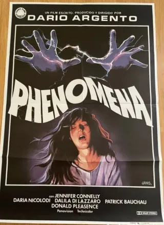 Póster Phenomena Dario Argento 1988