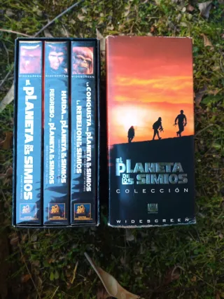 Colección VHS El Planeta de los Simios, precintado