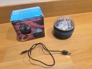 Proyector LED luces discoteca Caja y Cable