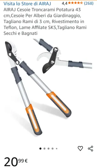 Forbici da potatura professionali AIRAJ