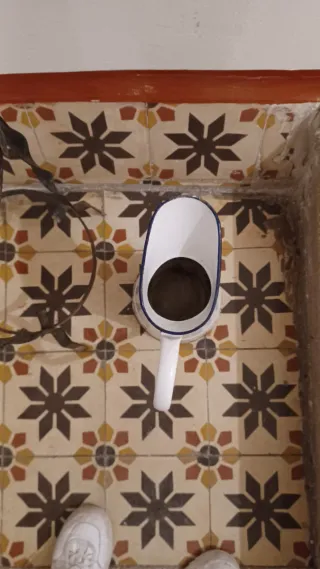 Jarra y palanganero antiguo