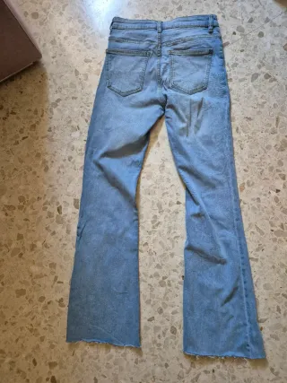 Pantalón vaquero flare mujer talla M