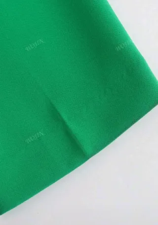 Pantalone Verde hight-waist