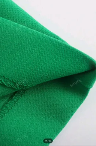Pantalone Verde hight-waist