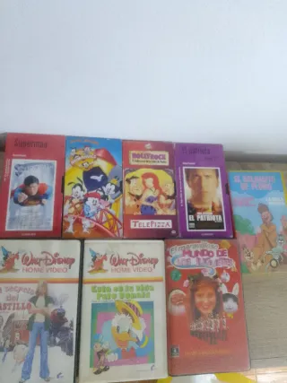 Lote 8 Cintas VHS Disney y Animación