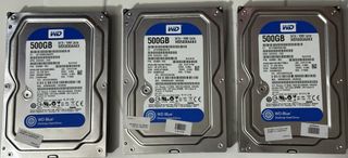 Discos duros 500GB, WD Blue - Seagate