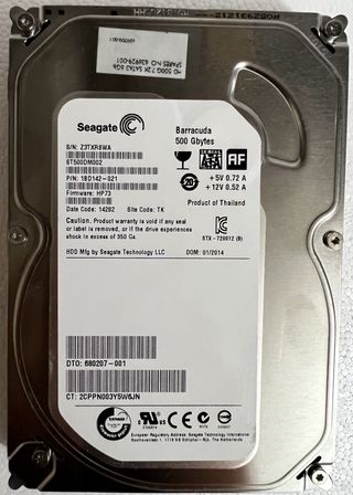 Discos duros 500GB, WD Blue - Seagate