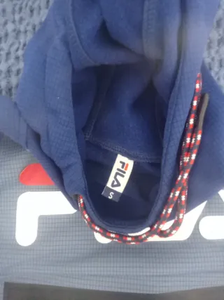 Sudadera Fila Azul y Gris