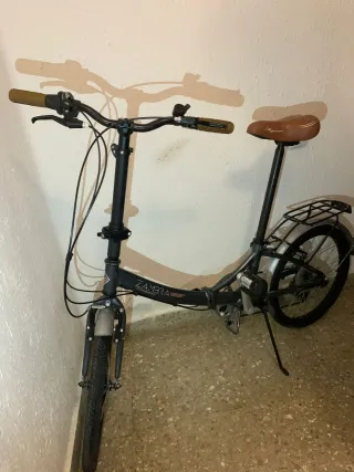 Bicicleta Plegable Negra
