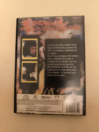 El dragón y el joven maestro. Artes Marciales. DVD