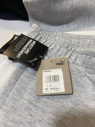 Chándal Puma Gris y Blanco Original
