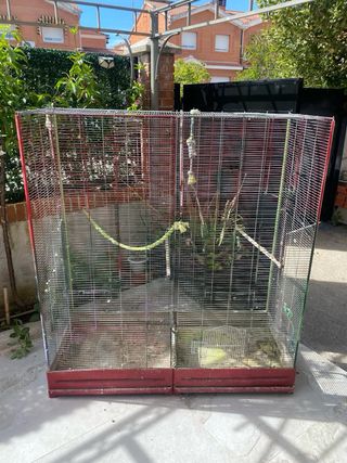 Jaula grande para pájaros