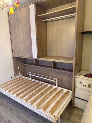 Armario con cama abatible