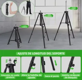 Nivel Láser 4D 16 Líneas Trípode Accesorios