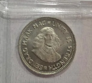 Moneda Plata 2½ Céntimos Sudáfrica