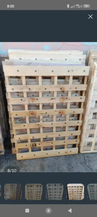 Vallas de jardín de madera