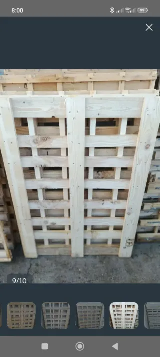 Vallas de jardín de madera