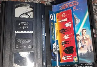 Star Wars Trilogia VHS Cofanetto Originale