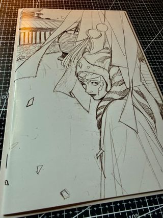 Lote 2 StarWars Mandalorian 5 Momoko Virgin Sketch