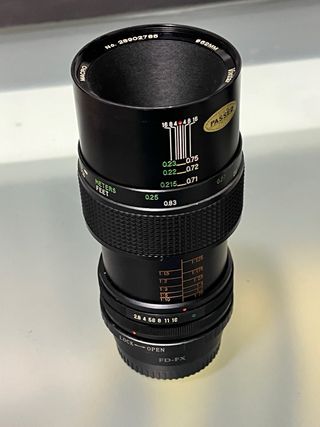 Vivitar 55mm 1:2.8 Macro Fuji xf adaptador
