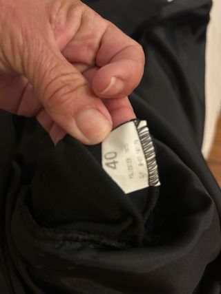 Traje negro elegante