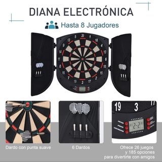 Diana Electrónica HOMCOM con Puertas