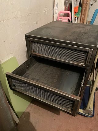 Cajonera industrial rejilla metálica