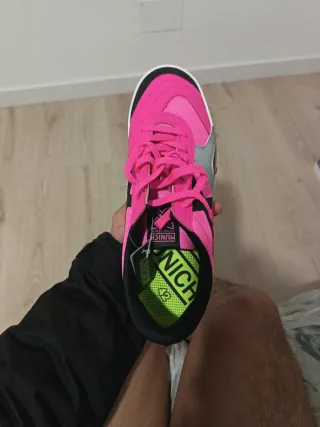 Zapatillas Munich Futbol Sala Rosa/Plata nuevas