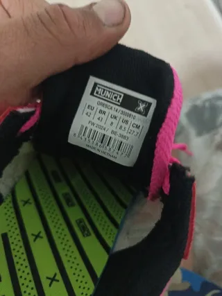 Zapatillas Munich Futbol Sala Rosa/Plata nuevas