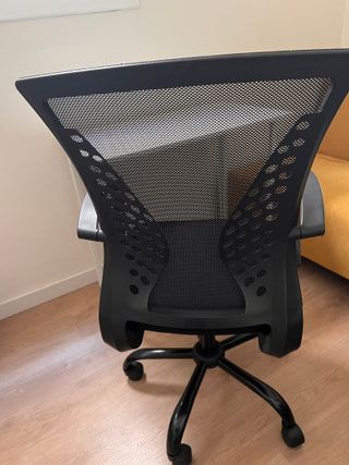 Silla giratoria oficina SONGMICS negra