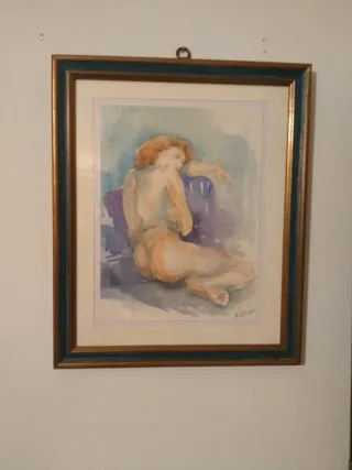 Acquarello " Nudo "