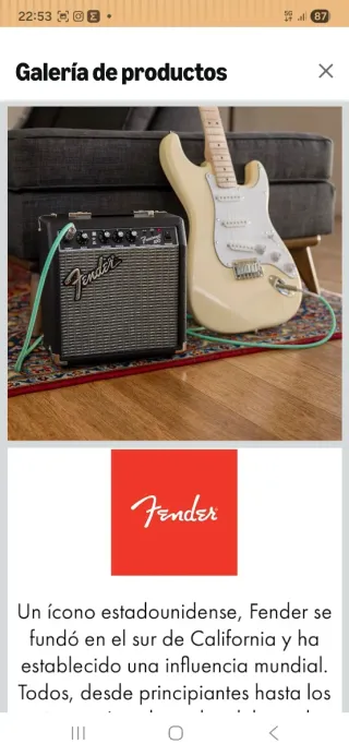 Fender Frontman 10G Amplificador Guitarra