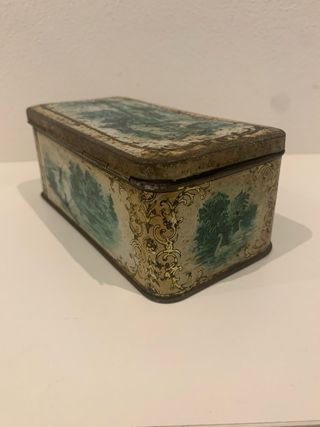 Scatola di latta Metalgraf vintage