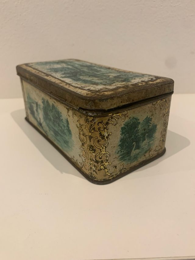 Scatola di latta Metalgraf vintage