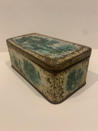 Scatola di latta Metalgraf vintage