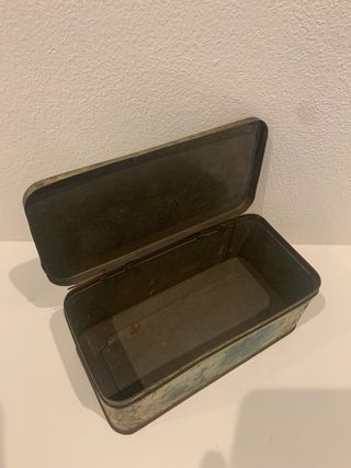 Scatola di latta Metalgraf vintage