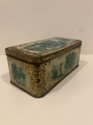 Scatola di latta Metalgraf vintage