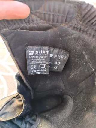 Botas Motocross SHOT Negras