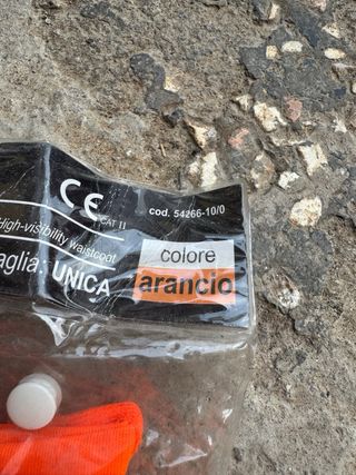 2 Gilet alta visibilità Vigor arancione+3M