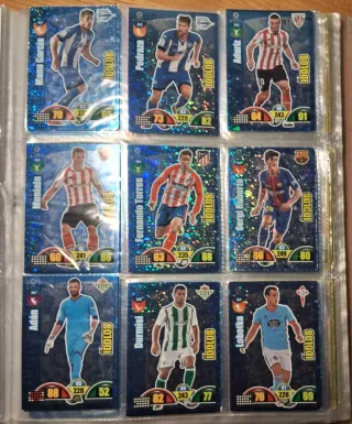 Colección cromos fútbol Adrenalyn 2017-18