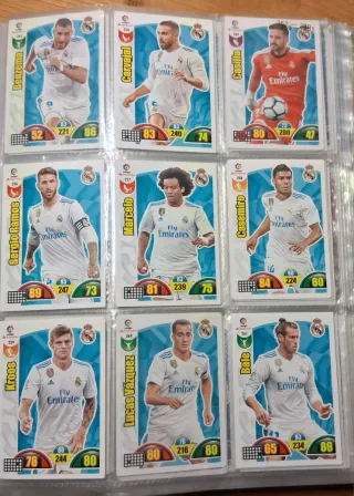 Colección cromos fútbol Adrenalyn 2017-18