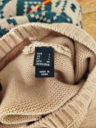 Jersey Cortefiel Hombre Beige