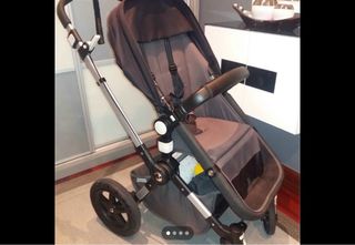 Silla de paseo negra y gris