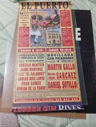 lote de carteles de toros